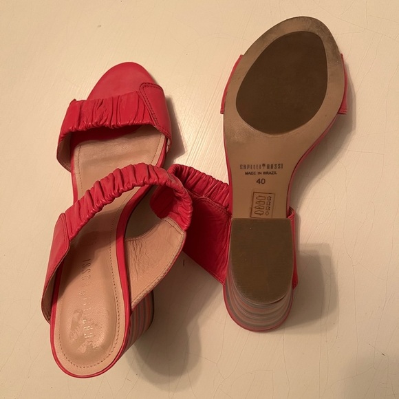 Anthropologie Capelli Rossi Striped Heels size 40 - Picture 10 of 12